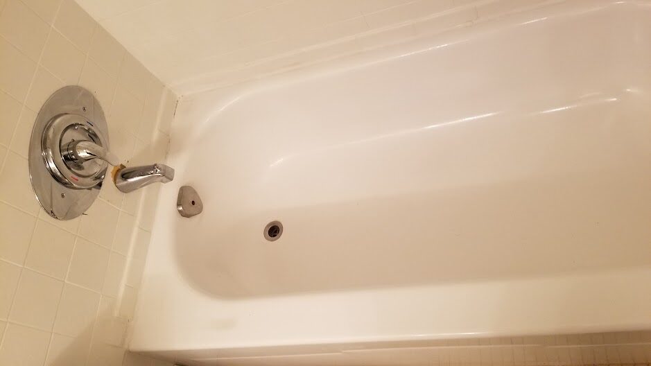 tub spout installation by Wrench It Up plumbing and mechanical