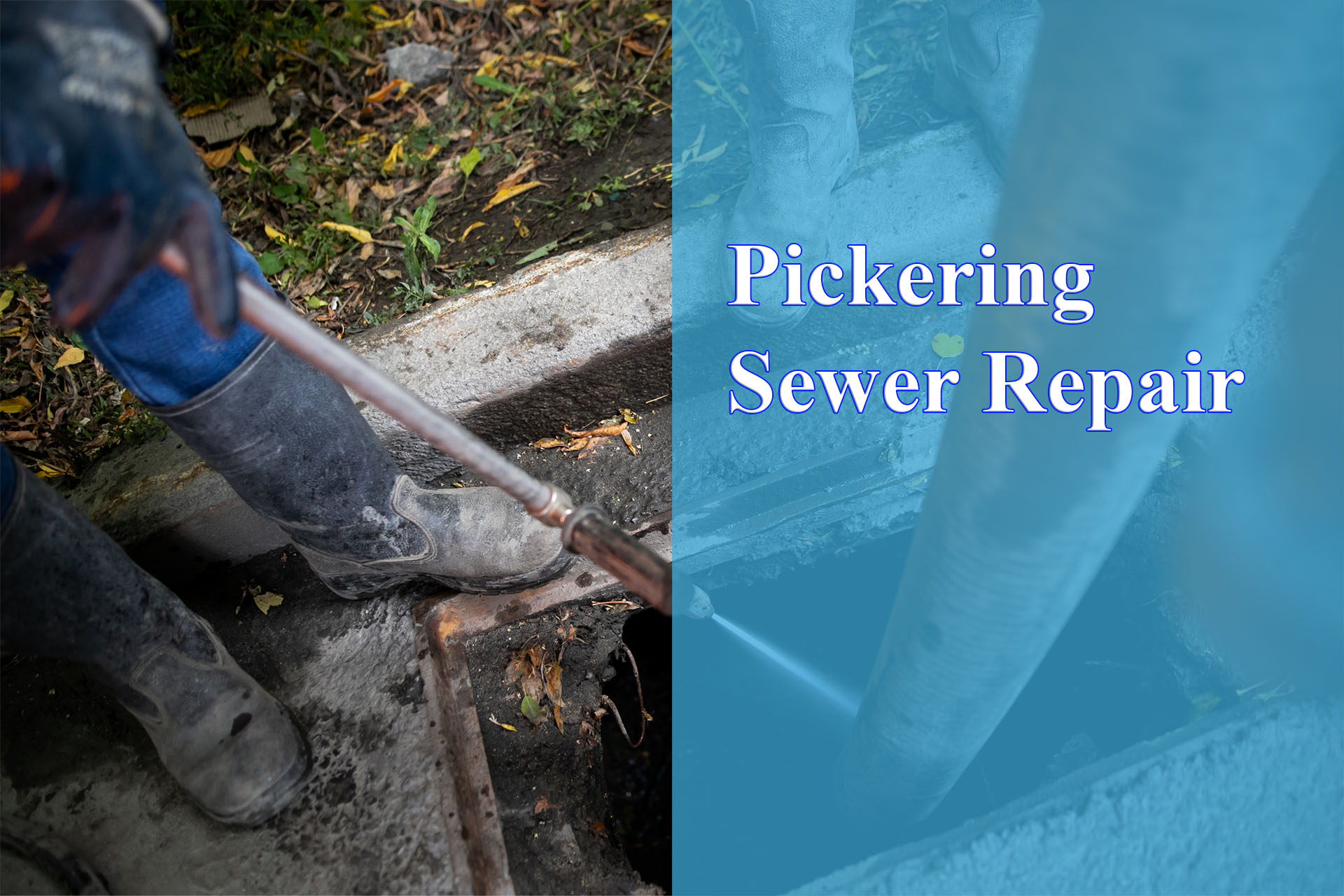 Pickering Sewer Repair provided by Wrench It Up plumbing and mechanical