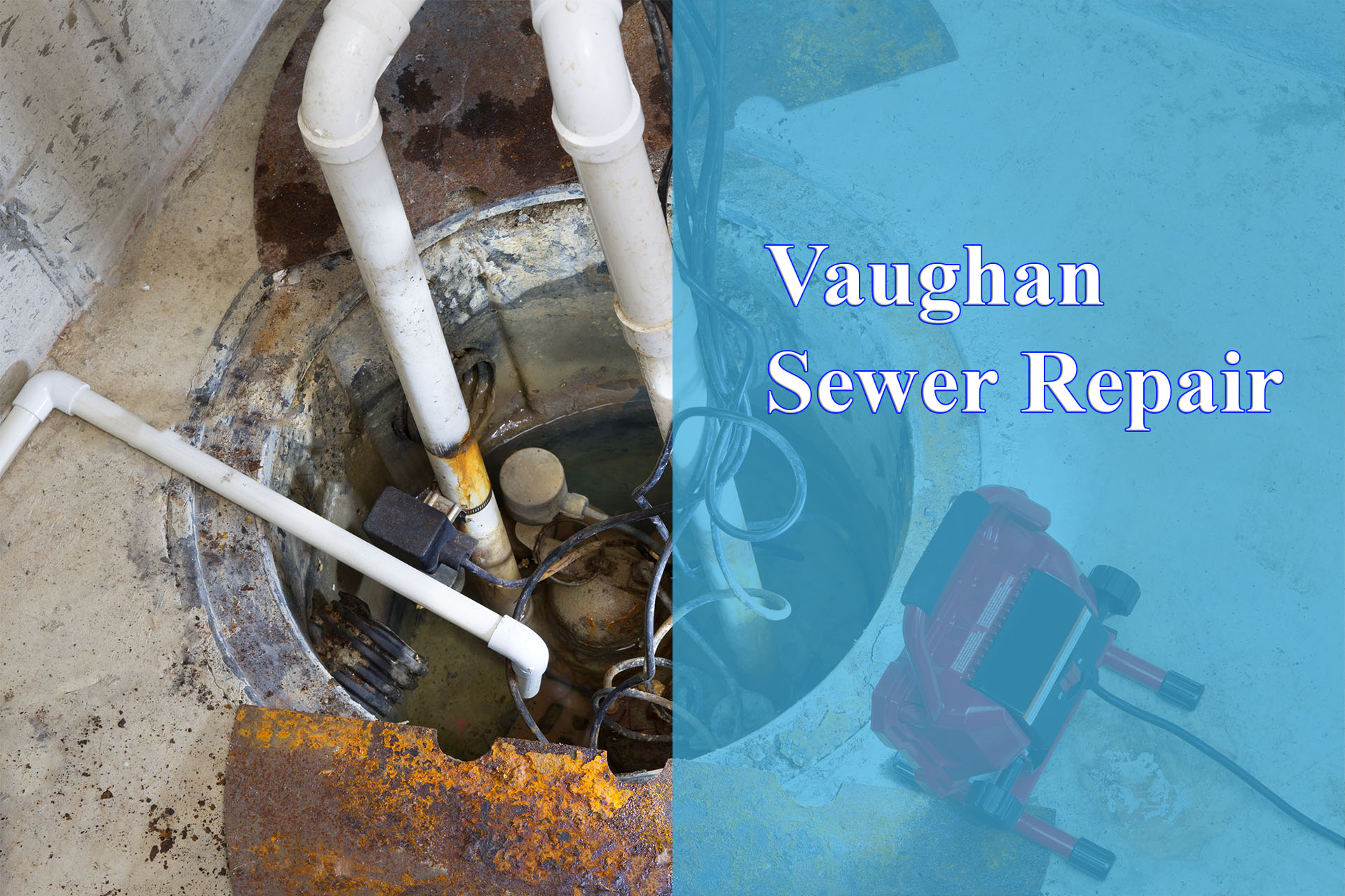 Vaughan Sewer Repair provided by Wrench It Up plumbing and mechanical