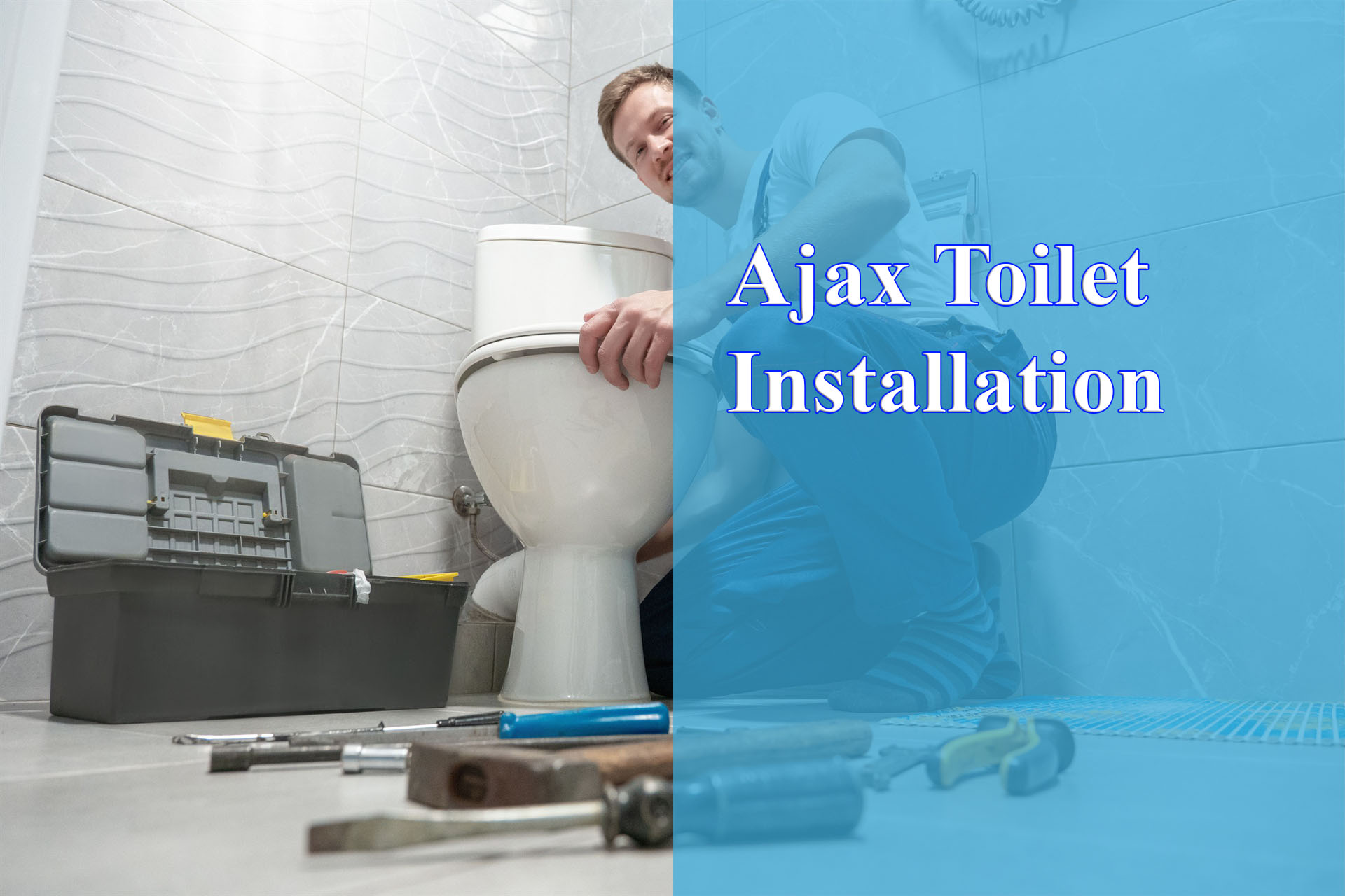 Ajax Toilet Installation provided by Wrench It Up plumbing and mechanical